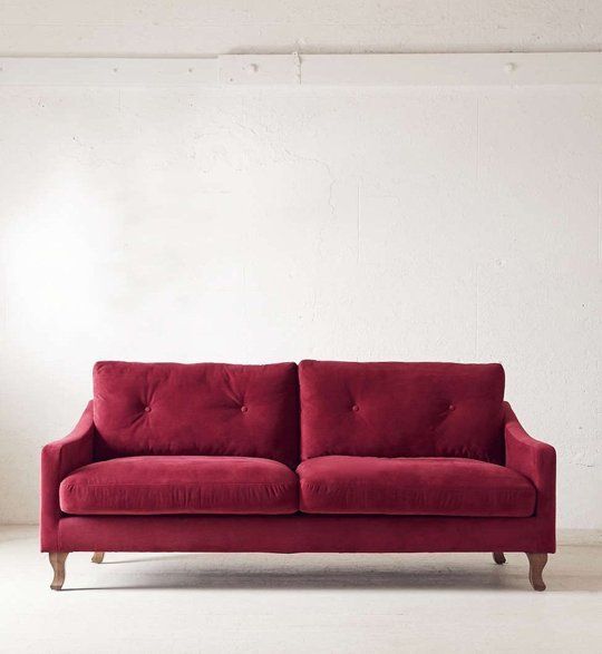 Velvet Sofa Inspiration - A rainbow of velvet sofas via noglitternoglory.com