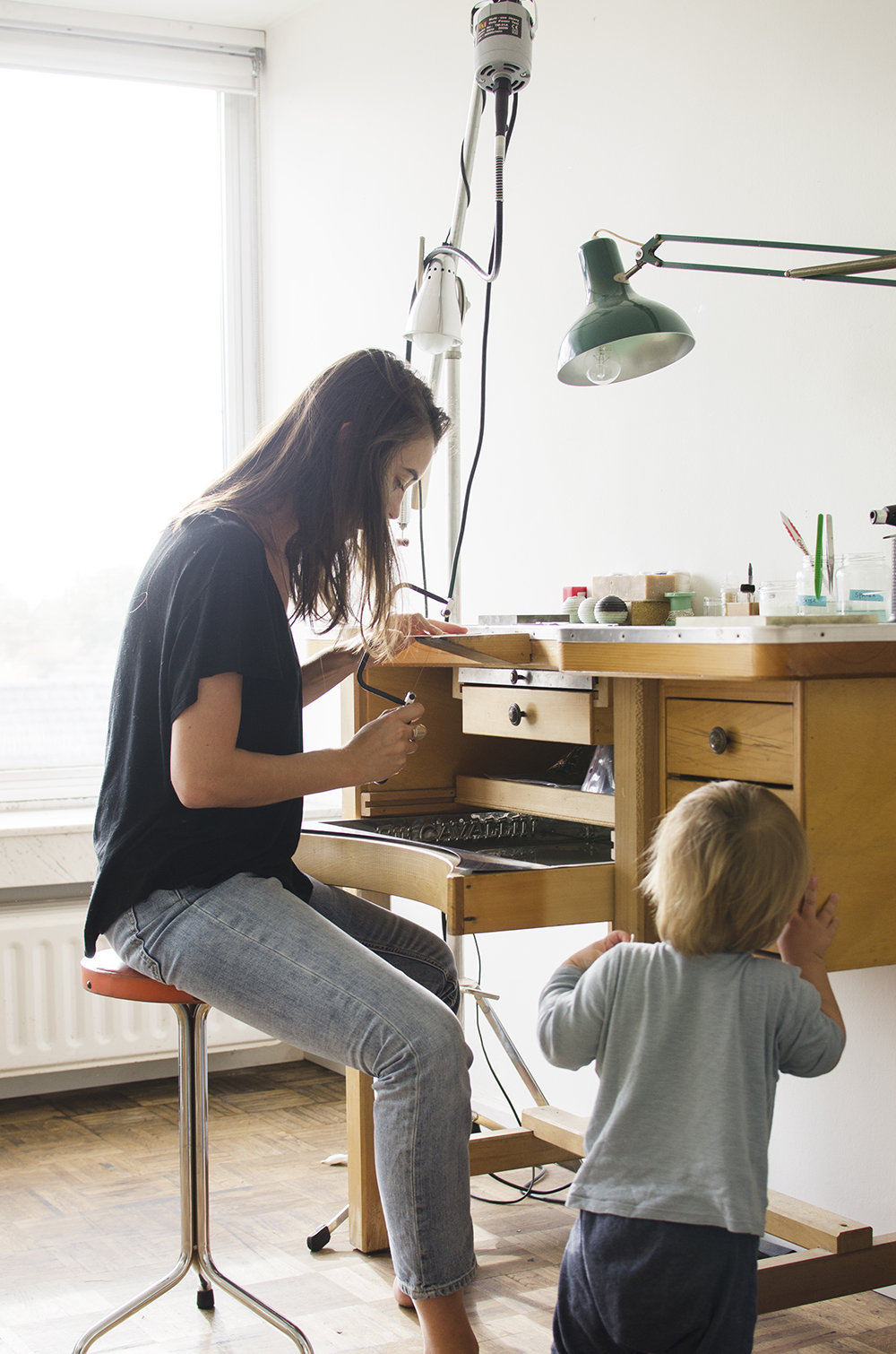 Young Creatives: Melanie Van Dooren //Inside the home and workplace of a Jewelry Designer