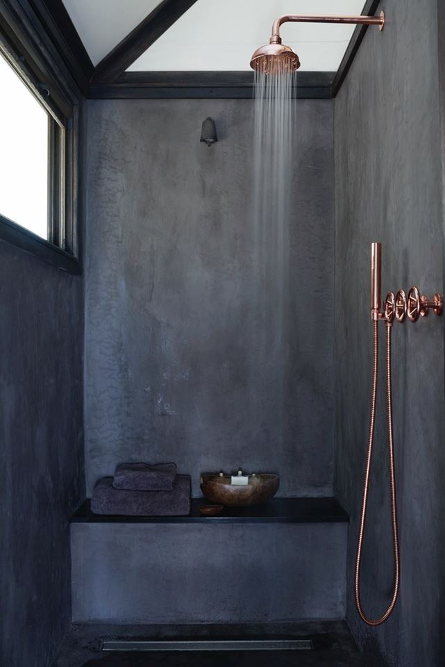 Black And Copper Bathroom Inspiration, How To Clean Copper Bathroom Fixtures